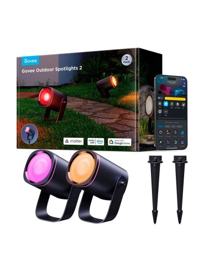 Govee - Outdoor Spotlights - 2-pack