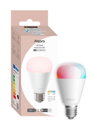 Aqara - E27 LED-lampa T2 - RGB+CCT - Färgskiftande LED-lampa
