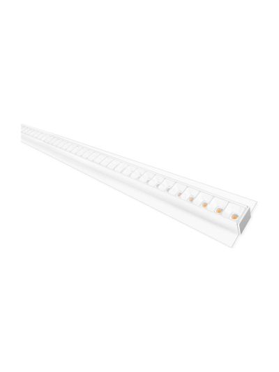 HiluX - Troldtekt LED-skena UGR<19 - 120 cm - 36W - 4000K - CRI90 - 35 mm skiva - Vit/Vit