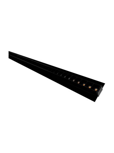 HiluX - Troldtekt LED-skena UGR<16 - 120 cm - 36W - 4000K - CRI90 - 35 mm skiva - Svart/Svart