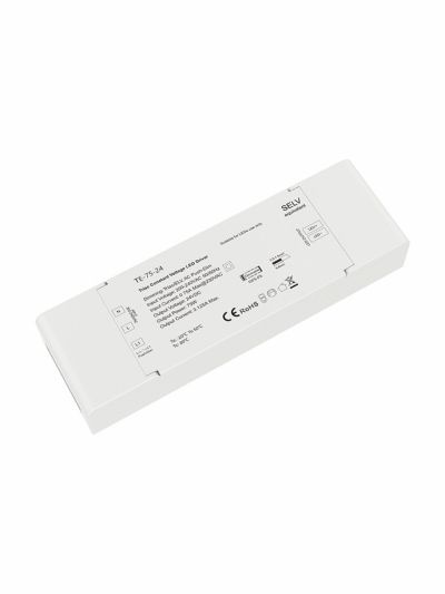 HiluX - LED-driver - 75W - 24V DC - TRIAC/Push-dimbar - IP20