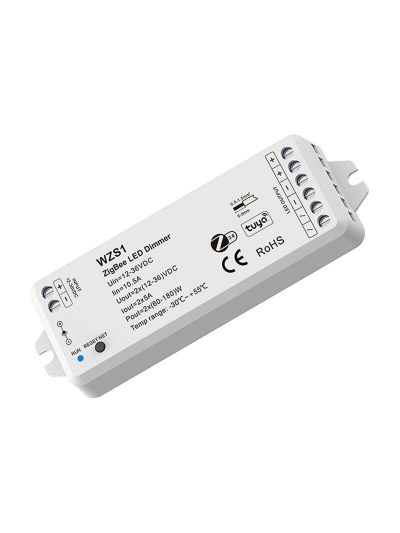 HiluX - Zigbee 3.0 LED-dimmer - 1-kanal - 12-36V DC - 5A - Tuya och Philips Hue