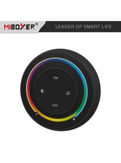 Miboxer - Fjärrkontroll Rainbow - Svart - RGB-CCT - 2,4GHz RF