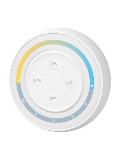 Miboxer - Fjärrkontroll Sunrise - Vit - CCT - 4 zoner - 2,4GHz RF
