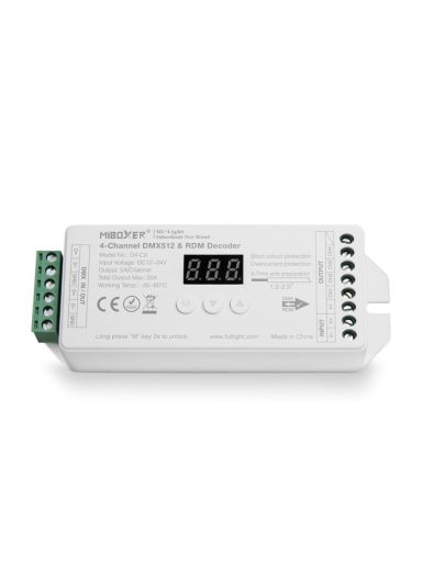 Miboxer - LED-controller - DC12/24V - DMX512 (D4-CX)