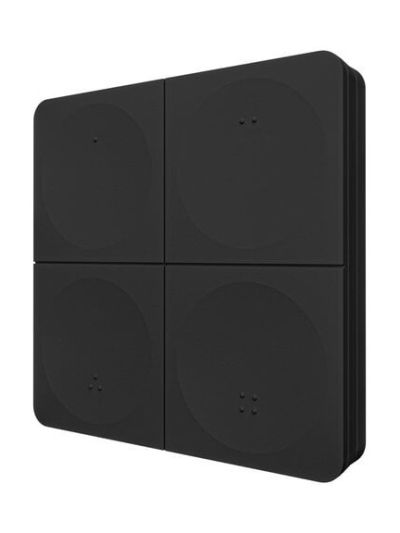 Miboxer - Fjärrkontroll - Trådlös panel - Svart - 4 zoner - 2.4GHz RF