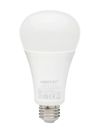 Miboxer - LED-lampa E27 - 12W - RGB-CCT - WiFi