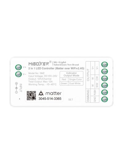 Miboxer - LED-styrenhet - CCT - WiFi, 2.4GHz RF - 12V