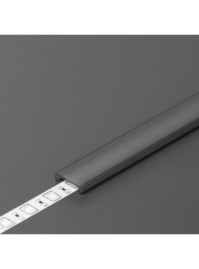 Cover till LED-profil - C - Click - 1m - Svart