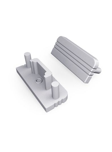 Ändlock till SURFACE10 Gen2 - Silver - 20 st