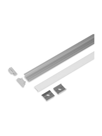 Aluminiumprofil - Model G till Philips Hue och WiZ - Alu