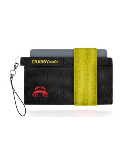 Crabby Wallet - V2 elastikplånbok - Gul
