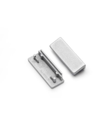 Ändlock till WIDE24 - Silver - 20 st