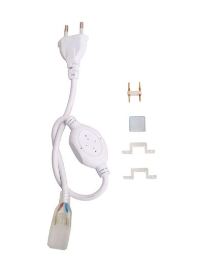 Aigostar - 5050 - Startkabel till 230V LED-list - 0,5m