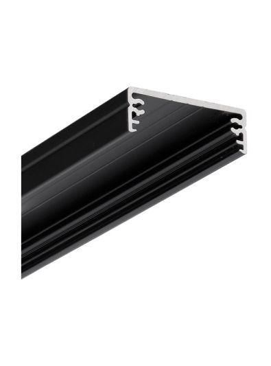 LED-profil WIDE24 - 4m - svart