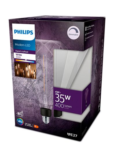 E27 - Philips Deco Diamant LED-lampa 4 W - 400 lm
