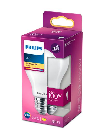 E27 - Philips LED-lampa 10,5W - 1521lm