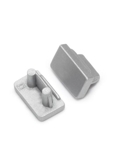 Endstycken till SLIM8 - Silver - 20 st