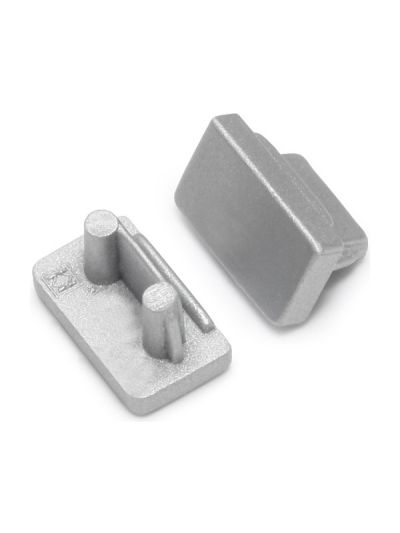 Ändlock till SLIM8 - Silver - 500 st