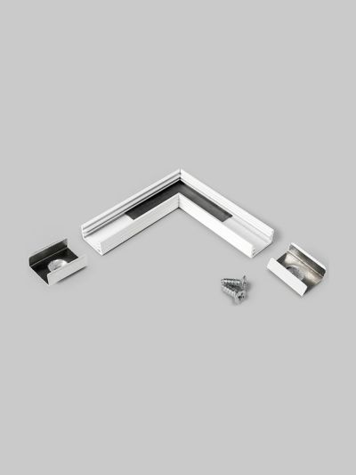 Vinkel till LED-profil SLIM8 - 90° - Vit