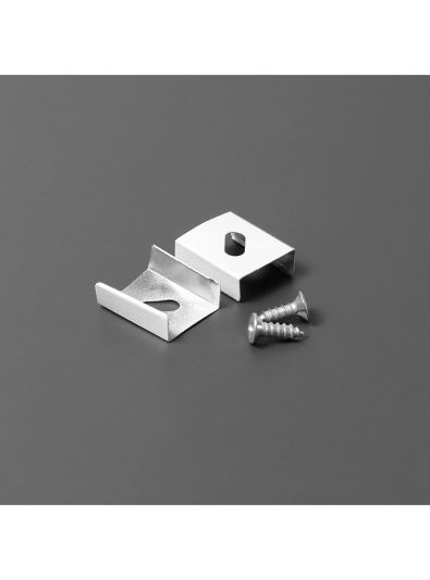 Monteringsclips till LED-profil - Model Z - Vit - 20 st