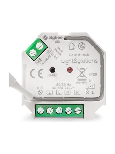 Mini ZigBee-strömbrytare - 200 W
