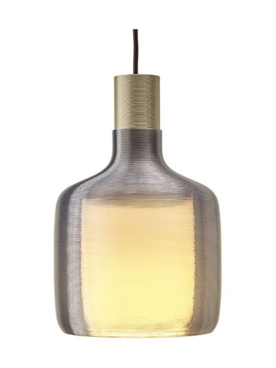 Philips MyCreation 3D - Jewelz Flask-pendel - grå - S - grova lager - guldaccent