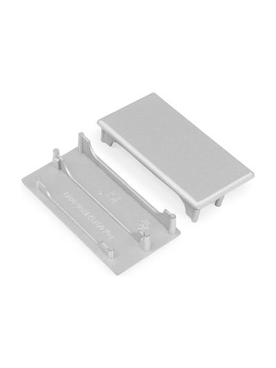 Ändlock till LOWI - Silver - 2 st
