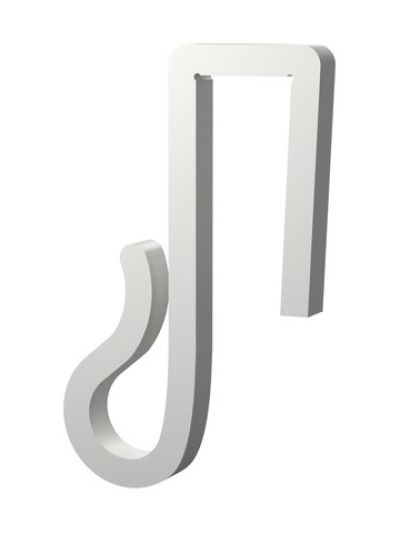 Ljusslinga-clips – För julbelysning och ljusslingor på häck - 10mm - Vit - 20 st.