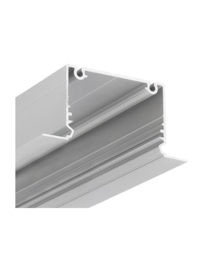 LED-profil PHIL RECESSED - 1m - Anodiserad