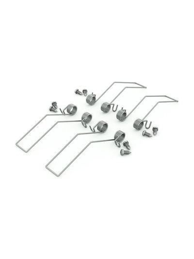 Fäste till LED-profil PHIL RECESSED - rostfritt stål - 4 st