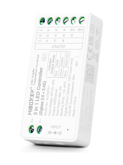 Miboxer/Milight - RGB+CCT zigbee + 2,4g-styrenhet - 12-24V