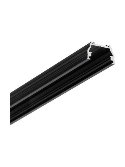 LED-profil UNI12 - 4m - Svart