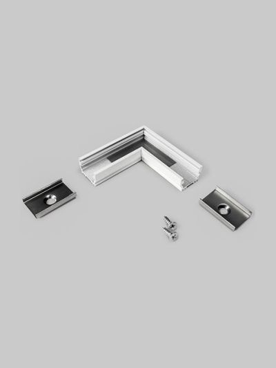 Vinkel till LED-profil UNI12 - 90° - Vit