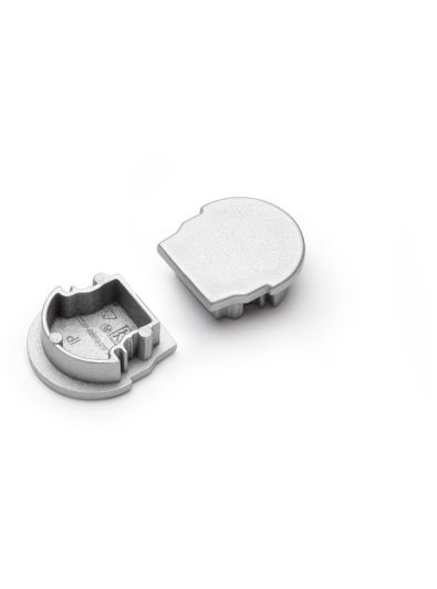 Ändlock till UNI12 D - Silver - 20 st
