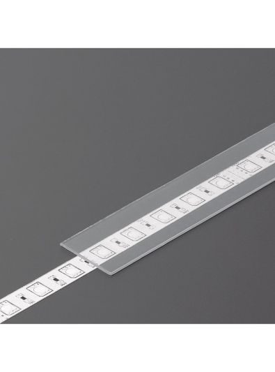 Täckning till LED-profil - E - Slide - 2m - Transparent