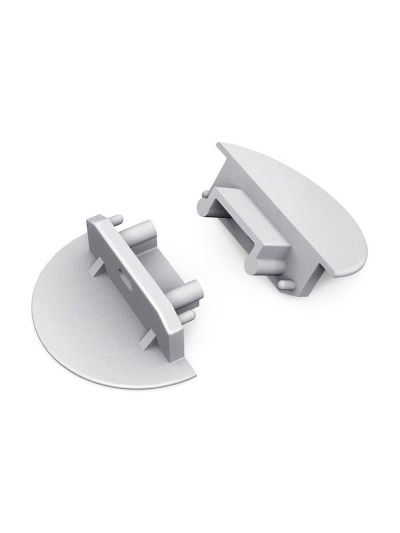 Ändlock till GROOVE14 Gen2 - Silver m. hål - 20 st