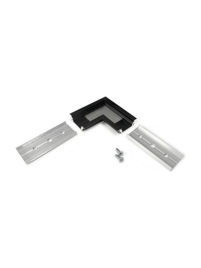 Vinkel till LED-profil GROOVE14 - 90° - Svart