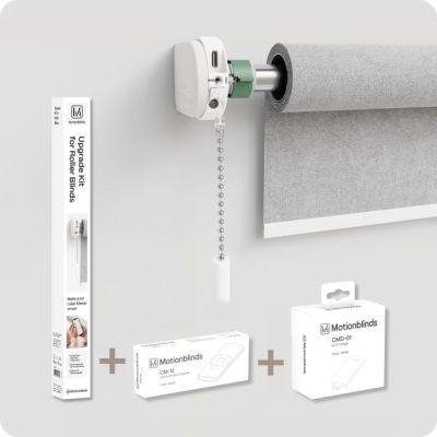 MotionBlinds - Upgrade Kit Starterkit (Roller Blinds + Bridge + 1C Remote) – Allt-i-ett-uppgradering