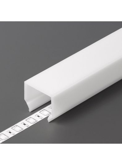 Cover till LED-profil - E7 - Click - 1m - Opal