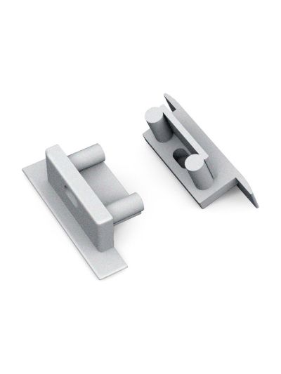Ändlock till BEGTIN12 Gen2 SQ - Silver med hål - 20 st