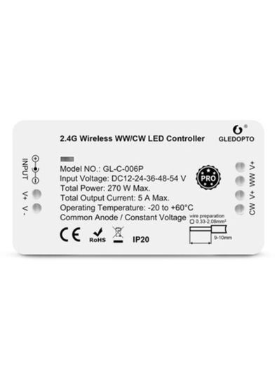 LEDlife - Gledopto Zigbee-styrenhet - Philips Hue - Zigbee 3.0 - 12-24V