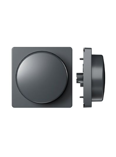 Frontplatta till ZigBee vriddimmer - kolgrå