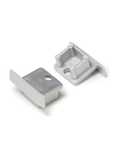 Ändlock till SMART-IN10 - Silver med hål - 20 st