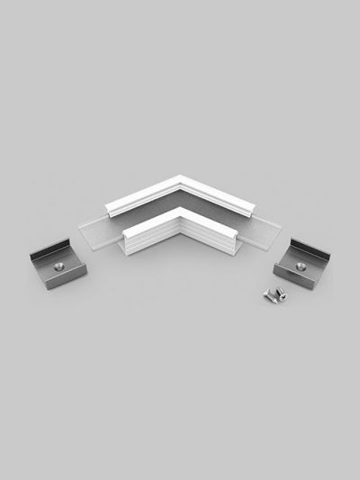 Vinkel till LED-profil LINEA-IN20 - 120° - Vit