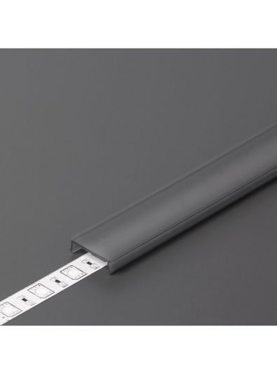Cover till LED-profil - C3 - Click - 1m - Svart