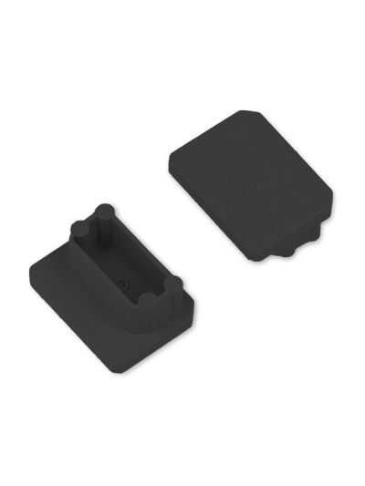 Ändlock till UNI-TILE12 - Svart - 20 st