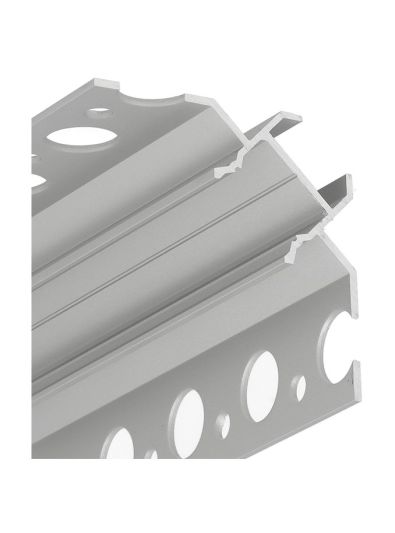 LED-profil UNI-TILE12 90° - 4m - Anodiserad