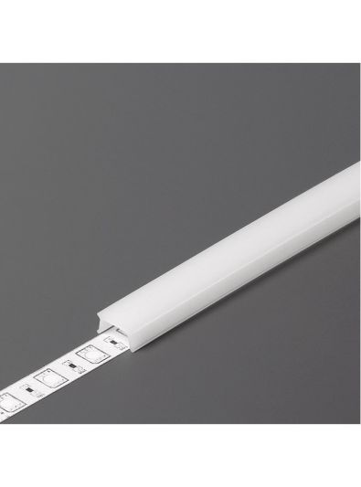 Cover till LED-profil - C4 - Click - 1m - Opal