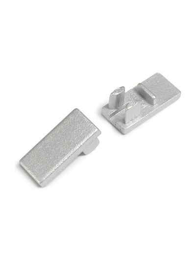 Ändlock till HI8 - Silver - 20 st